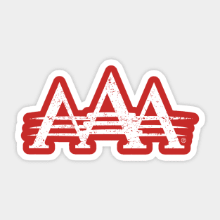 AAA - Lucha libre grunge design Sticker